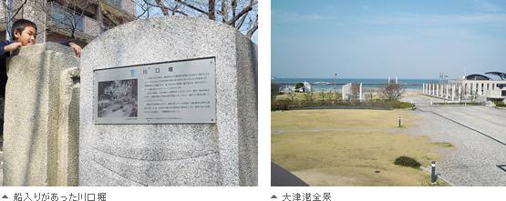 船入りがあった川口堀・大津港全景