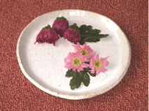 菊の花の辛子みそ漬け